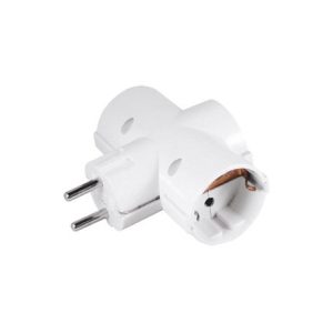 ADAPTADOR DE ALIMENTAÇÃO SCHUKO 3 SAÍDAS