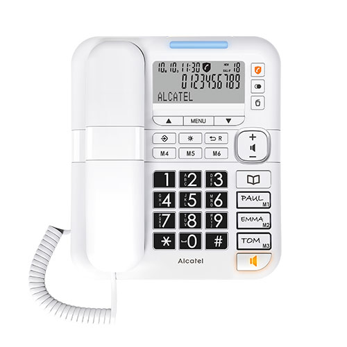 TELEFONE FIXO COM FIO E TECLAS GRANDES ALCATEL - Image 2