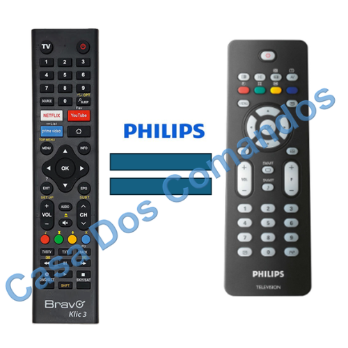 COMANDO BRAVO COMPATÍVEL PHILIPS - Image 2