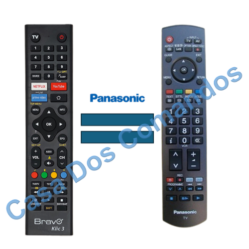 COMANDO BRAVO COMPATÍVEL COM PANASONIC - Image 2