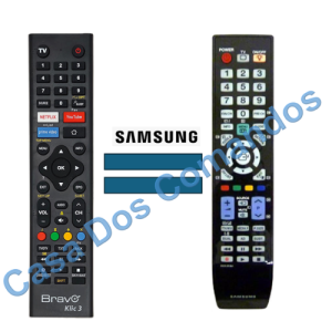 COMANDO BRAVO COMPATÍVEL COM SAMSUNG