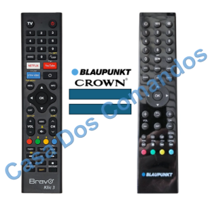 COMANDO BRAVO COMPATÍVEL COM CROWN / BLAUPUNKT