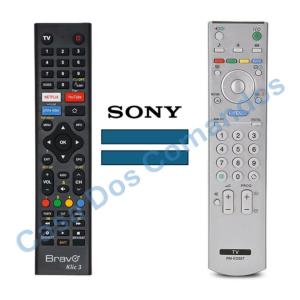 COMANDO BRAVO COMPATÍVEL COM SONY