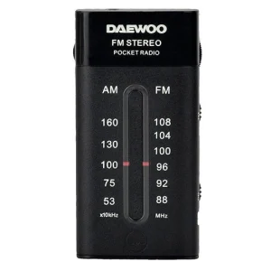 RÁDIO PORTÁTIL MINI AURICULAR DAEWOO