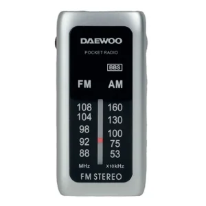 RÁDIO PORTÁTIL MINI AURICULAR DAEWOO