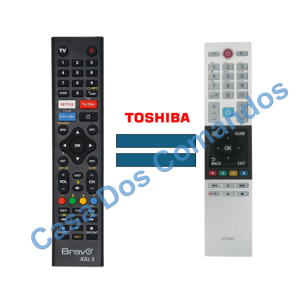 COMANDO BRAVO COMPATÍVEL COM TOSHIBA